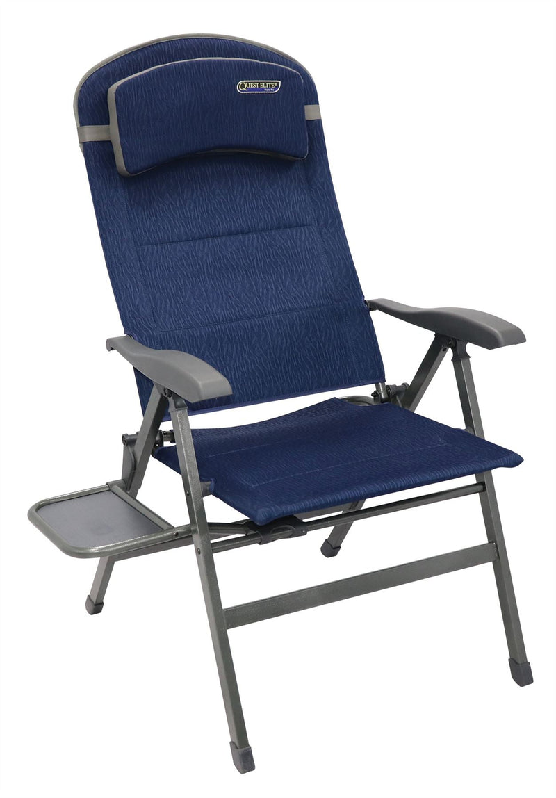 Quest Ragley Pro Comfort Camping Caravan Chair with Side Table Quest - Dynamic Drive