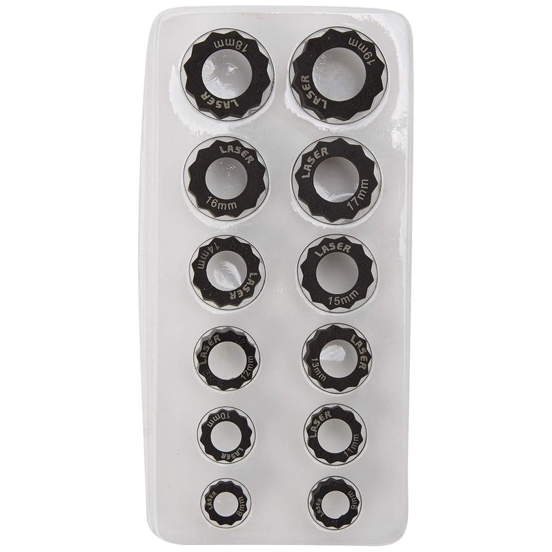 Laser Damaged Nut/Bolt Extractor Set 12pc 7524 Laser - Dynamic Drive