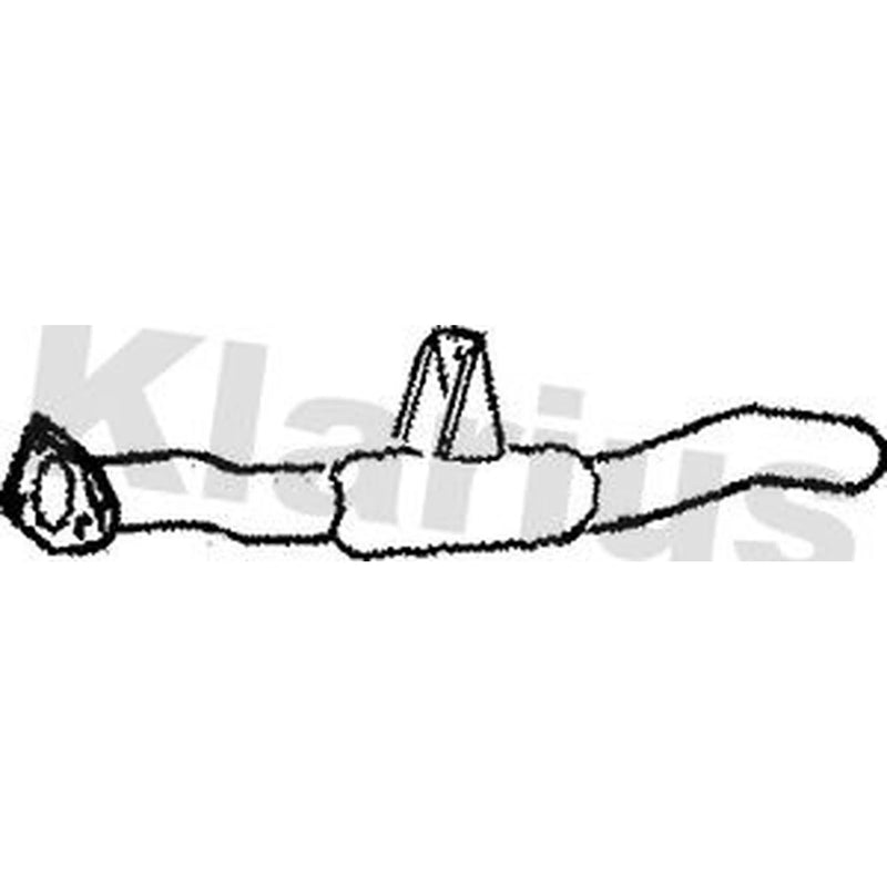 Klarius Box With Tail Pipe Rear fits Mitsubishi Pajero 1994-1999 2.8 3.0 3.5