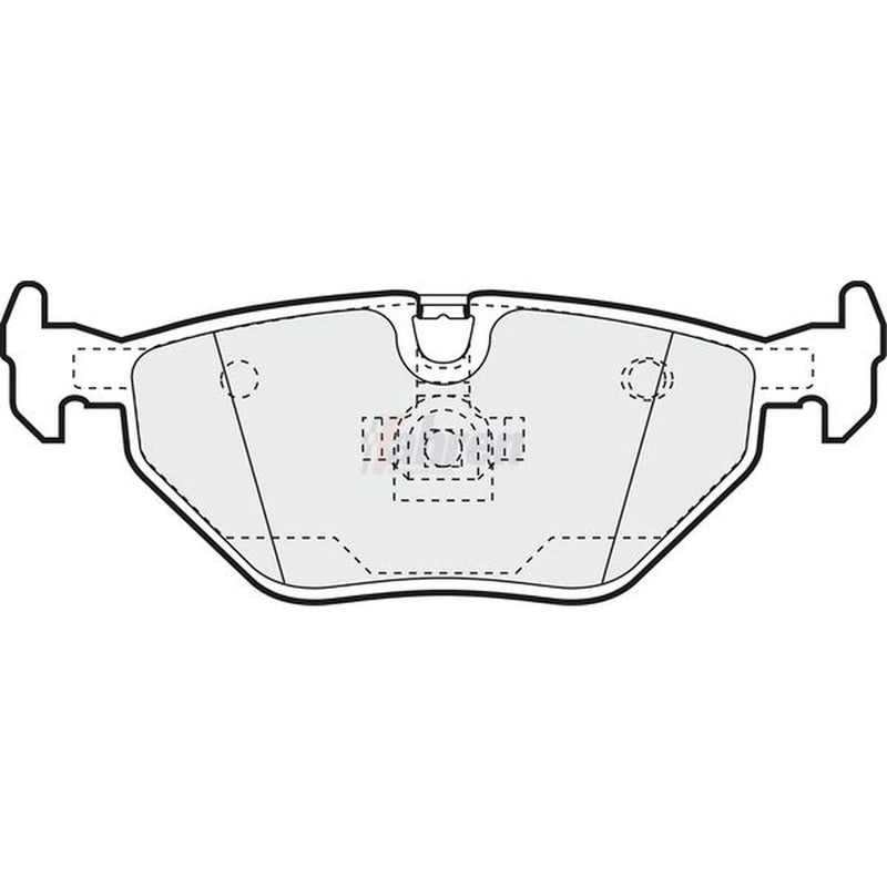 Fahren Rear Brake Pad Set FBP3008