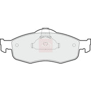 Apec Front Brake Pad Set fits Ford Cougar 1998-2001 2.0