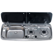 Dometic 2 Burner Combination Unit L/H 9222 Stainless Steel Dometic - Dynamic Drive