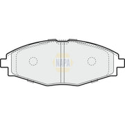 NAPA Front Brake Pad Set fits Chevrolet Matiz 2005-2013 0.8 1.0