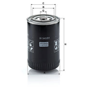 MANN-FILTER Service Kit with Air & Oil Filters fits Toyota Land Cruiser