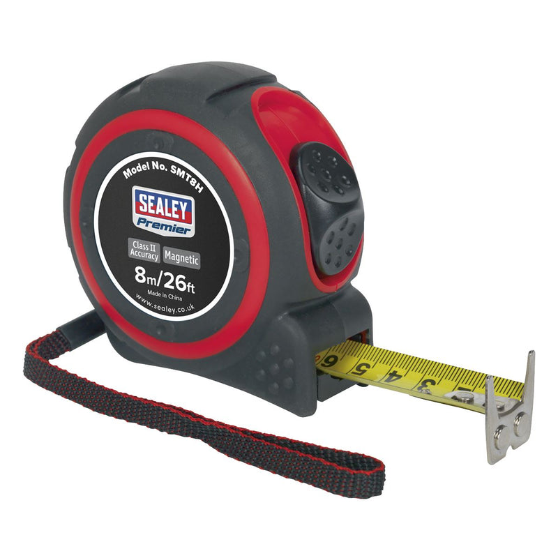Sealey Heavy-Duty Tape Measure 8m(26ft) SMT8H Sealey - Dynamic Drive