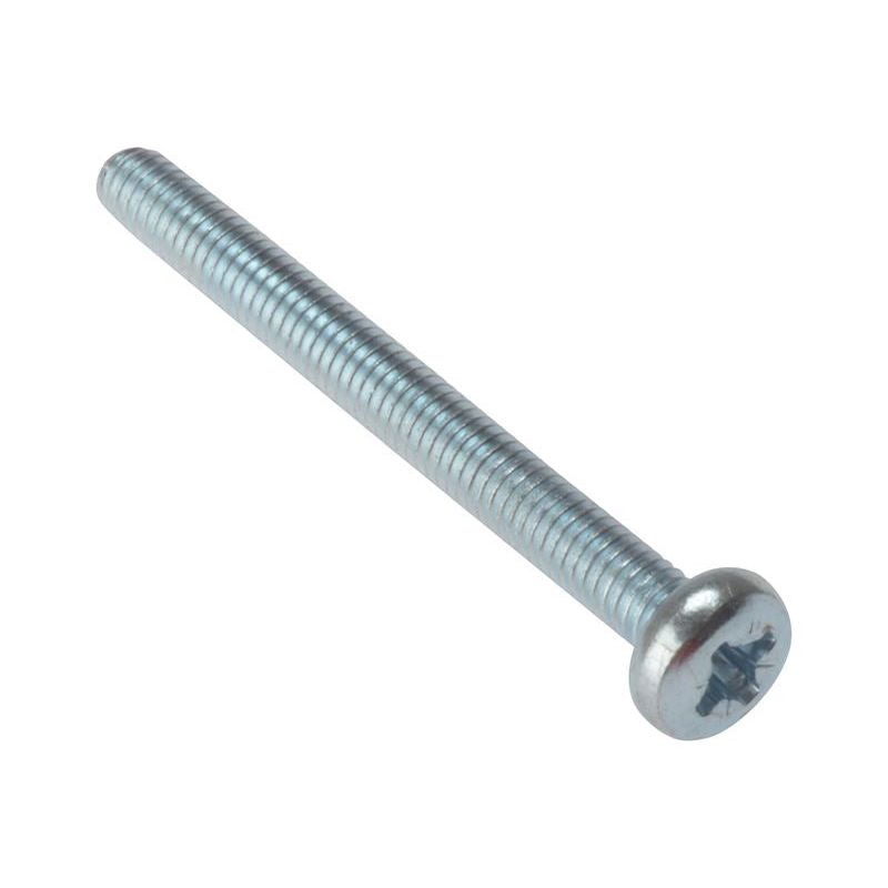 Forgefix Machine Screw Pozi Compatible Pan Head ZP M3 x 12mm Bag 25 ForgeFix - Dynamic Drive