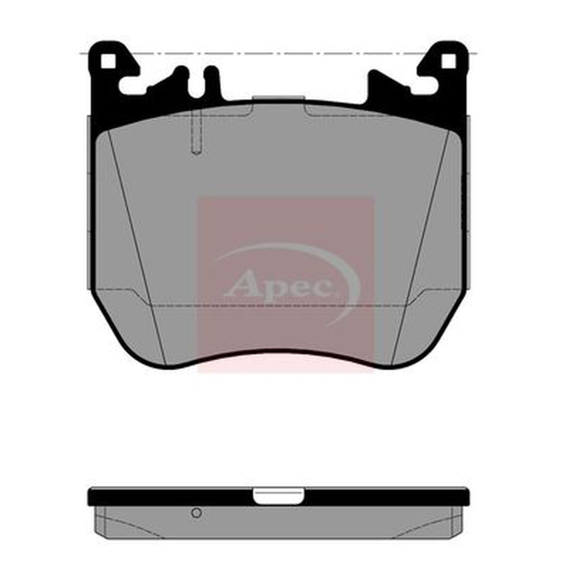 Apec Front Brake Pad Set fits Mercedes-Benz S-Class 2020-2023