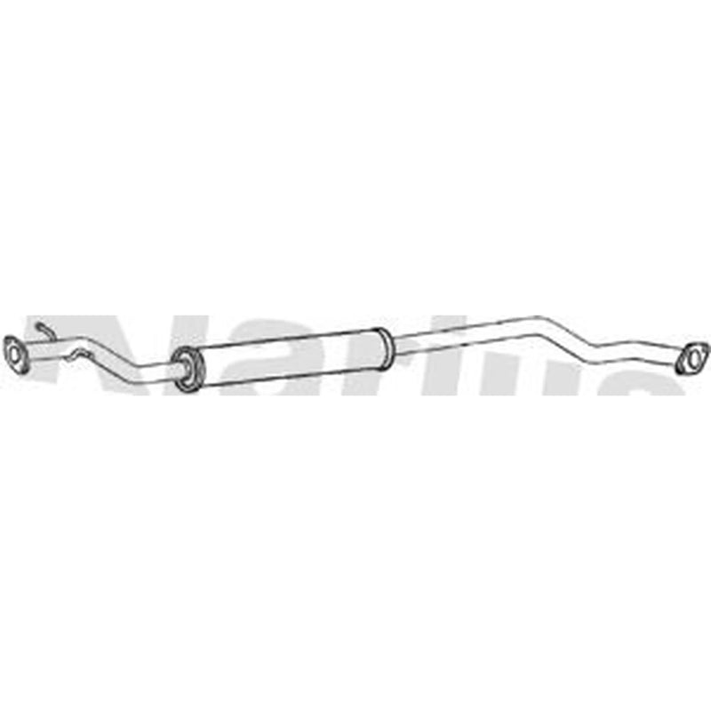Klarius Box With Centre Pipe Centre fits Nissan Juke 2010-2019 1.6