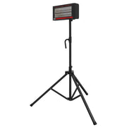 Sealey Infrared Quartz Heater with Tripod Stand 230V 1.2kW IR12CT Sealey - Dynamic Drive