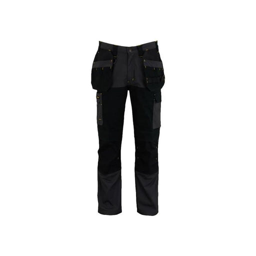 Stanley® Clothing Dixon Slim Fit Trousers Grey/Black Waist 36in Leg R STANLEY® Clothing - Dynamic Drive