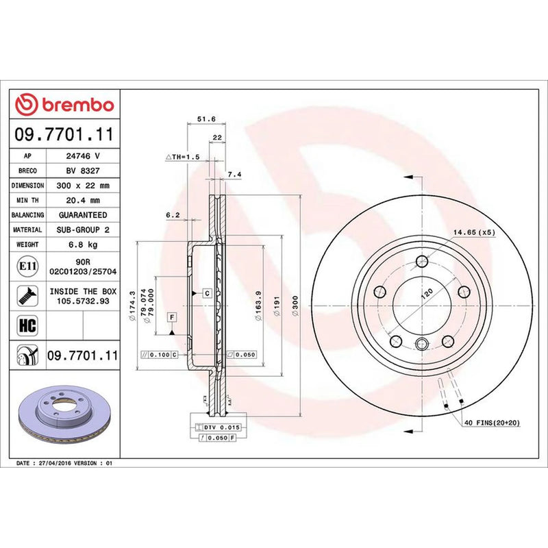 Brembo Front & Rear Brake Discs & Pads fits BMW Z4 Roadster 2006-2008 2.5