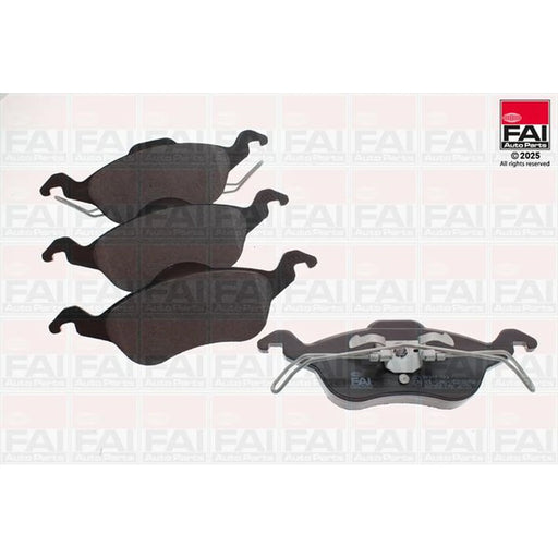 FAI Front Brake Pad Set fits Ford Focus I 1998-2005 1.4 1.6 1.8 2.0