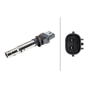 Hella Ignition Service Kit (1 Spark Plugs + Ignition Coil) fits Kia Optima