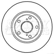 Key Parts Front & Rear Brake Discs & Pads fits Toyota Auris 2007-2012 1.6