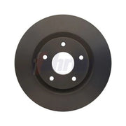 Fahren Front Brake Vented Discs & Pads fits Nissan Tiida 2013 on 1.6