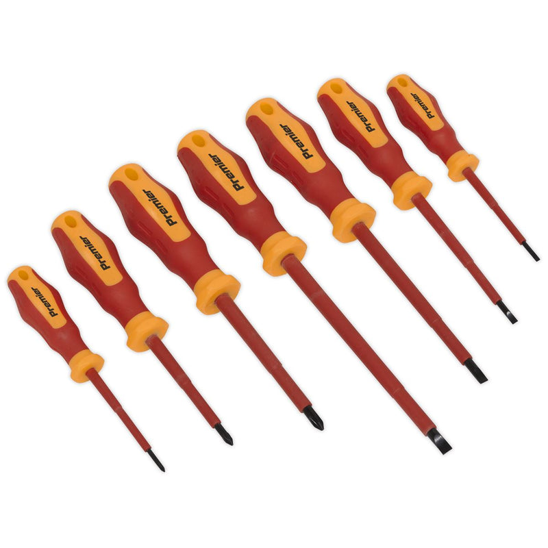 Sealey Screwdriver Set 7pc VDE Approved AK6125 Sealey - Dynamic Drive