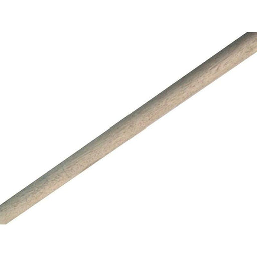 Faithfull Wooden Broom Handle 1.53m x 28mm (60 x 1.1/8in) Faithfull - Dynamic Drive