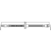 Juratek Brake Hydraulic Hose Line Front fits BMW X5 2000-2006 3.0 4.4 4.6 4.8