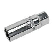 Sealey Spark Plug Socket 16mm 1/2"Sq Drive S12SP10 Sealey - Dynamic Drive