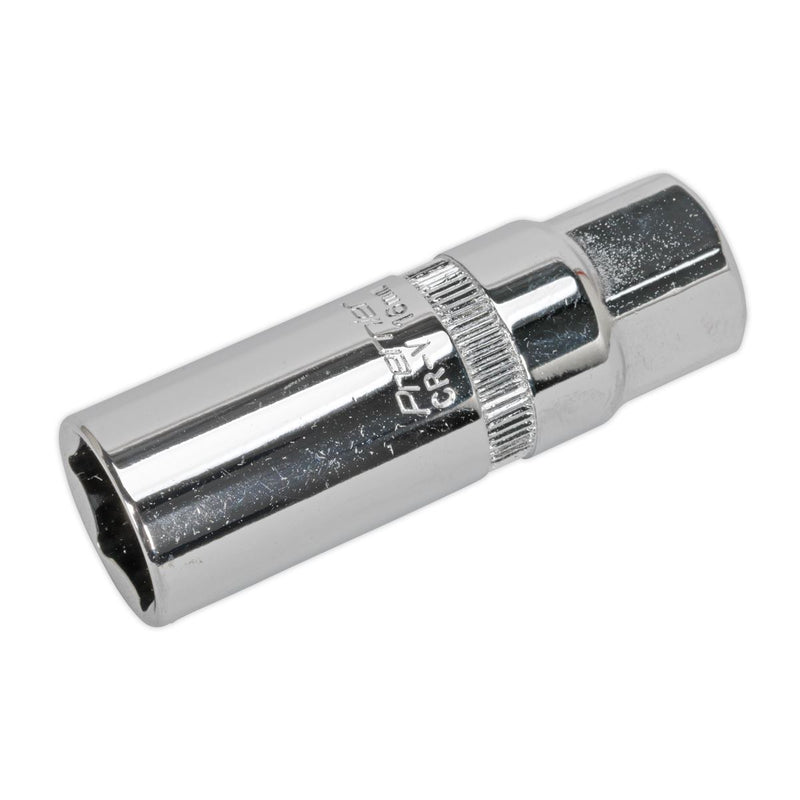 Sealey Spark Plug Socket 16mm 1/2"Sq Drive S12SP10 Sealey - Dynamic Drive
