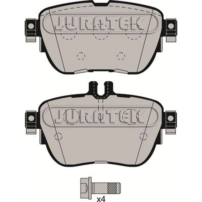Juratek Rear Brake Pad Set fits Mercedes-Benz Cls 2018 on 257.314 257.318