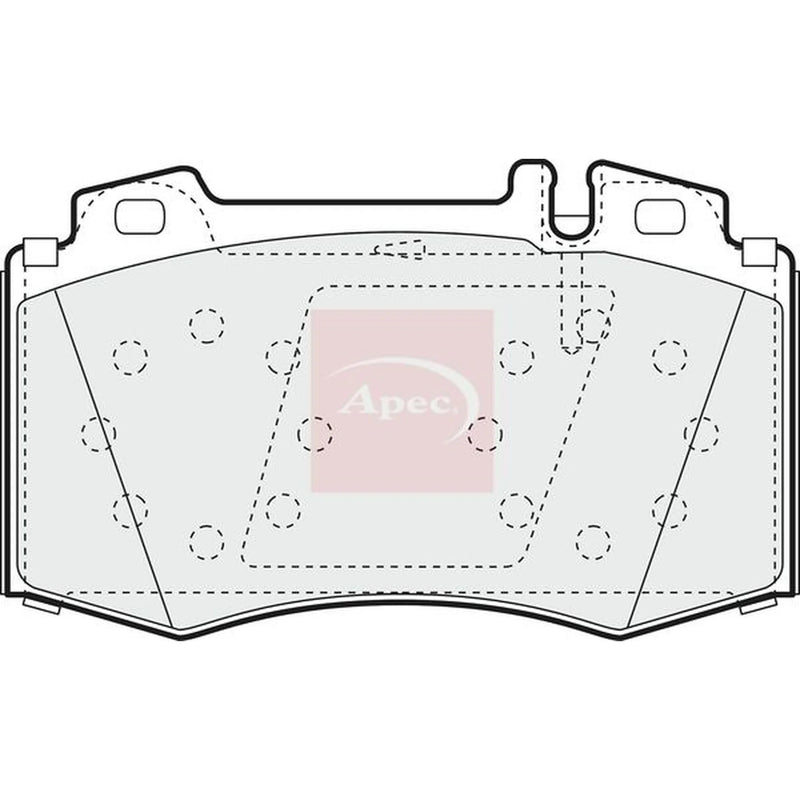 Apec Front Brake Pad Set PAD1153