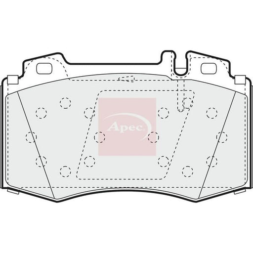 Apec Front Brake Pad Set PAD1153