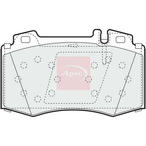 Apec Front Brake / Discs & Pads fits Mercedes-Benz S-Class 1998-2005