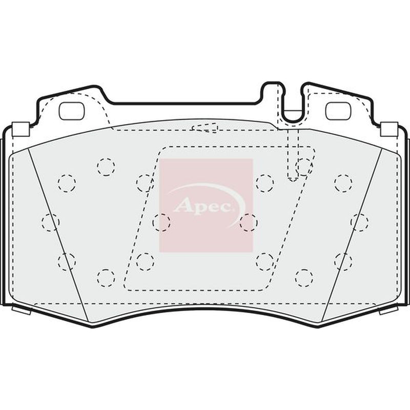 Apec Front Brake / Discs & Pads fits Mercedes-Benz S-Class 1998-2005