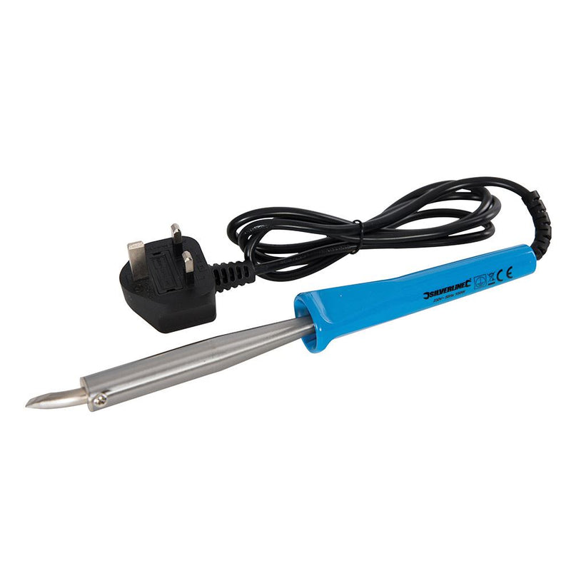 Silverline Soldering Iron 100W 100W UK 868784 Silverline  - Dynamic Drive