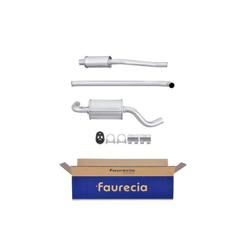 Hella Middle Silencer fits Ford Fiesta 1989-1995 1.8