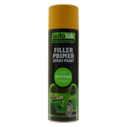 6x Autotek Yellow Filler Primer 500ML High Covering Spray Paint Professional Autotek  - Dynamic Drive