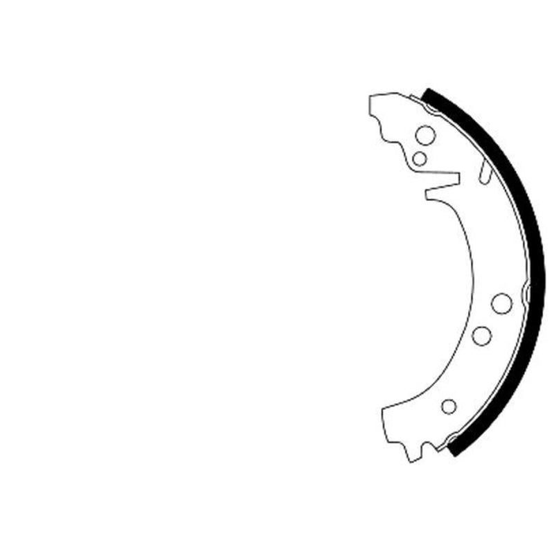 Mintex Brake Shoe Set Axle Kit fits Chevrolet Niva 2002 on 1.7