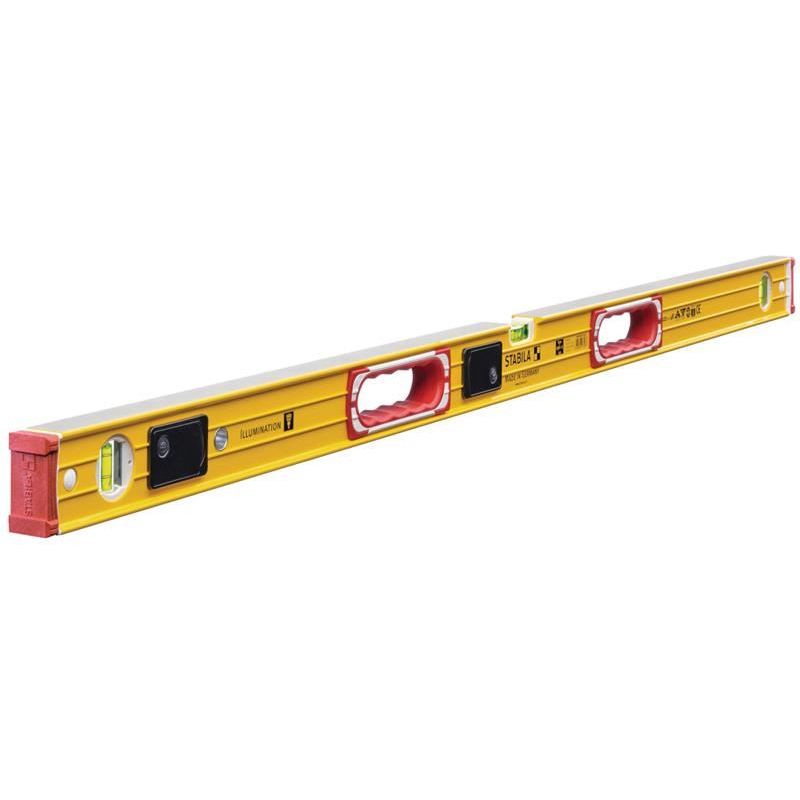 Stabila 196-2 LED Illuminated Spirit Level 3 Vial 17393 122cm Stabila - Dynamic Drive