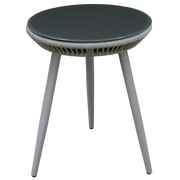 Dellonda Echo 3 Piece Balcony Set with Tempered Glass Top Dellonda  - Dynamic Drive