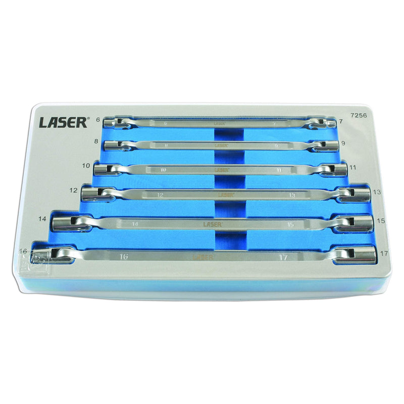Laser Flexible Socket Spanner Set 6pc 7256 Laser - Dynamic Drive