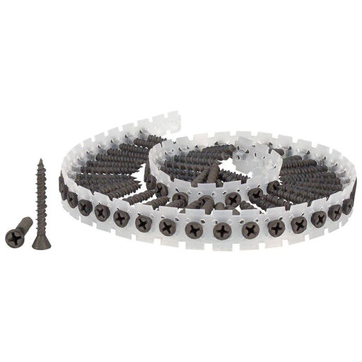 Senco DuraSpin® Collated Screws Fermacel Fibre Board to Wood 3.9 x 30mm (Pack 1000) Senco - Dynamic Drive