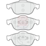 Apec Front & Rear Brake Discs & Pads fits Renault Scénic II 2003-2009 1.9 2.0