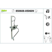Valeo Electric Window Regulator Lifter Left Front 850608