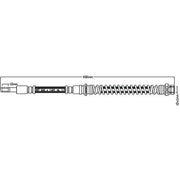Juratek Brake Hydraulic Hose Line Front fits Mitsubishi Carisma 1995-2006