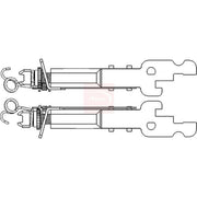 Apec Brake Slack Adjuster Teeth fits Citroën C1 2005-2014 1.0 1.4