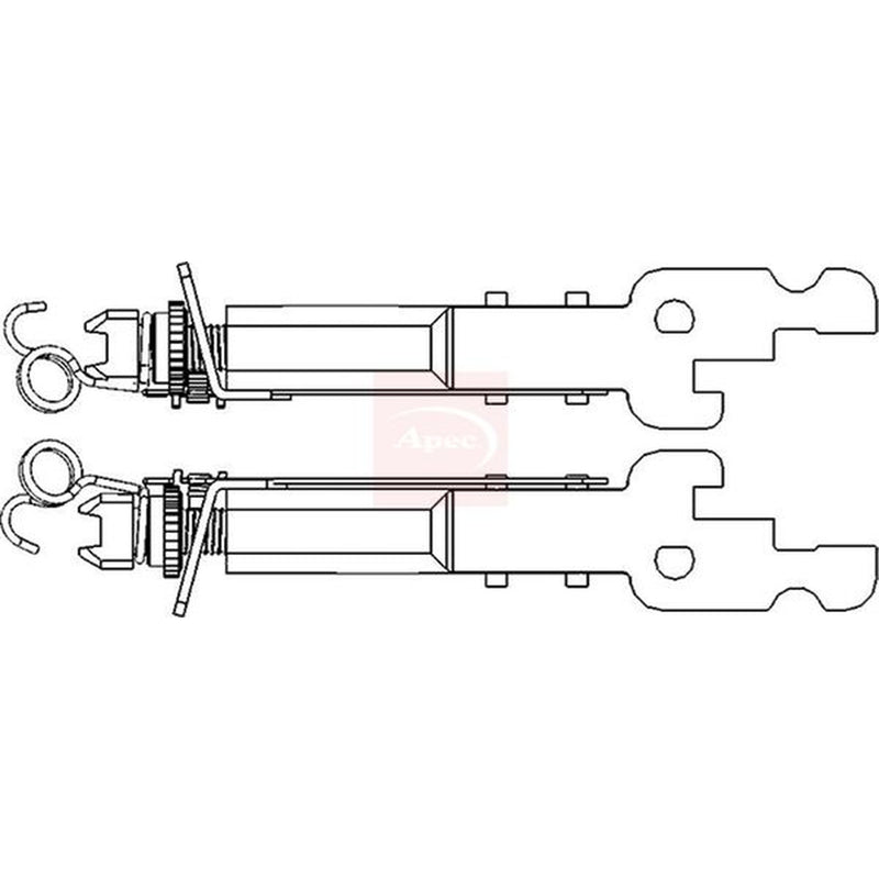 Apec Brake Slack Adjuster Teeth fits Citroën C1 2005-2014 1.0 1.4