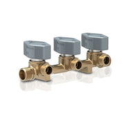 Truma Gas Manifold Valve 3 Way Brass Olives & Nuts Caravan/Motorhome Truma - Dynamic Drive