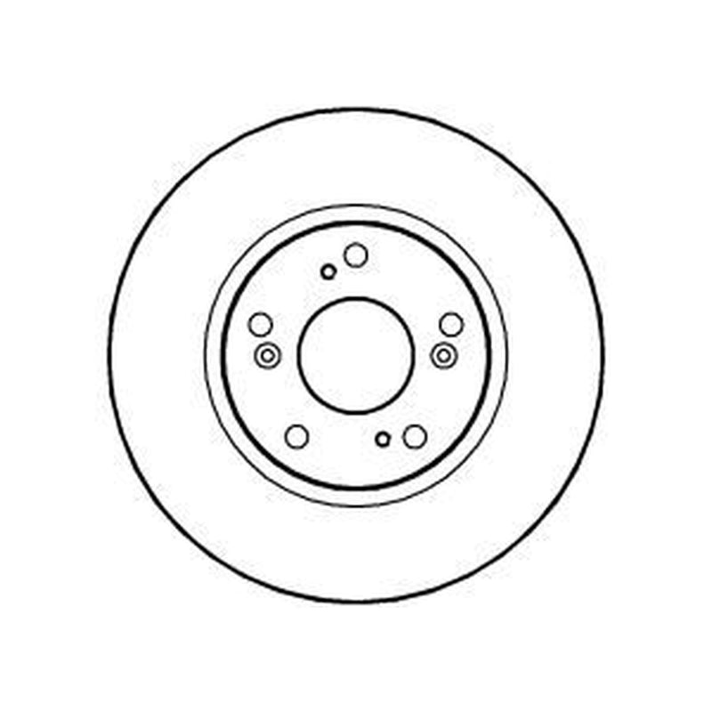 Abtex Front Brake Vented Discs & Pads fits Honda Civic X 2017-2022 1.0 1.6