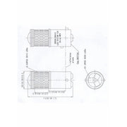 Bosch Car Light Bulb P21/5W BAY15d 12V 3,5W