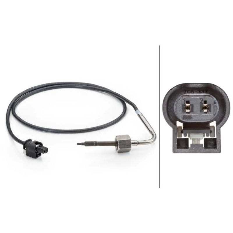 Hella Exhaust Gas Temperature Sensor after catalytic fits Mercedes-Benz A-Class