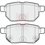 Apec Front & Rear Pads fits Toyota Verso S 2010-2016 1.33 1.4