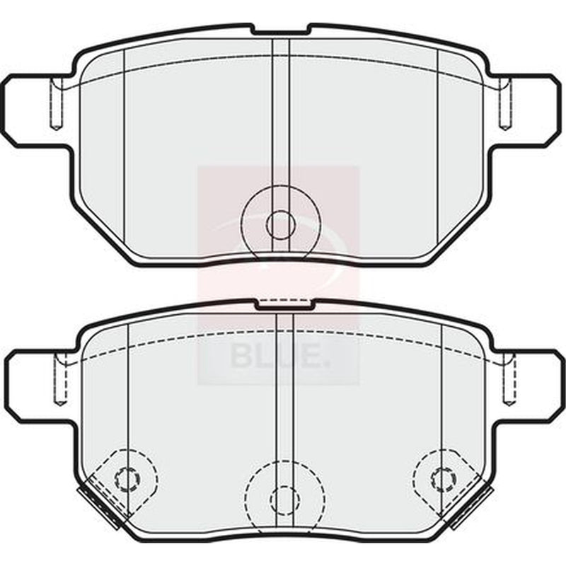 Apec Rear Brake Pad Set fits Lexus Ct 2011 on