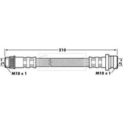 Borg & Beck Brake Hydraulic Hose Line inner BBH7176