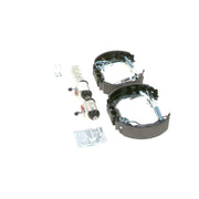 Bosch Brake Shoe Set Axle Kit fits Mercedes-Benz A-Class 1997-2004